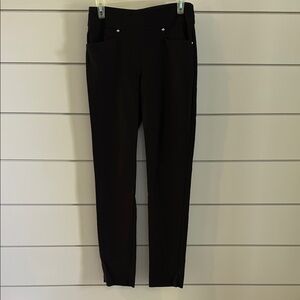 Grand Slam Black Slim-Fit Trousers
